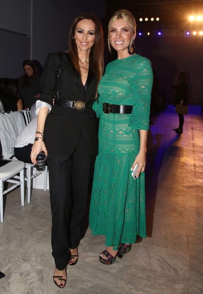 Η Μπέττυ Μαγγίρα κι η Κατερίνα Καινούργιου σε Fashion Week το 2018