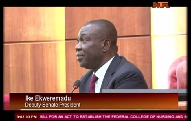 O Nιγηριανός γερουσιαστής,  Ίκε Εκουερεμάντου/ screenshot video AP