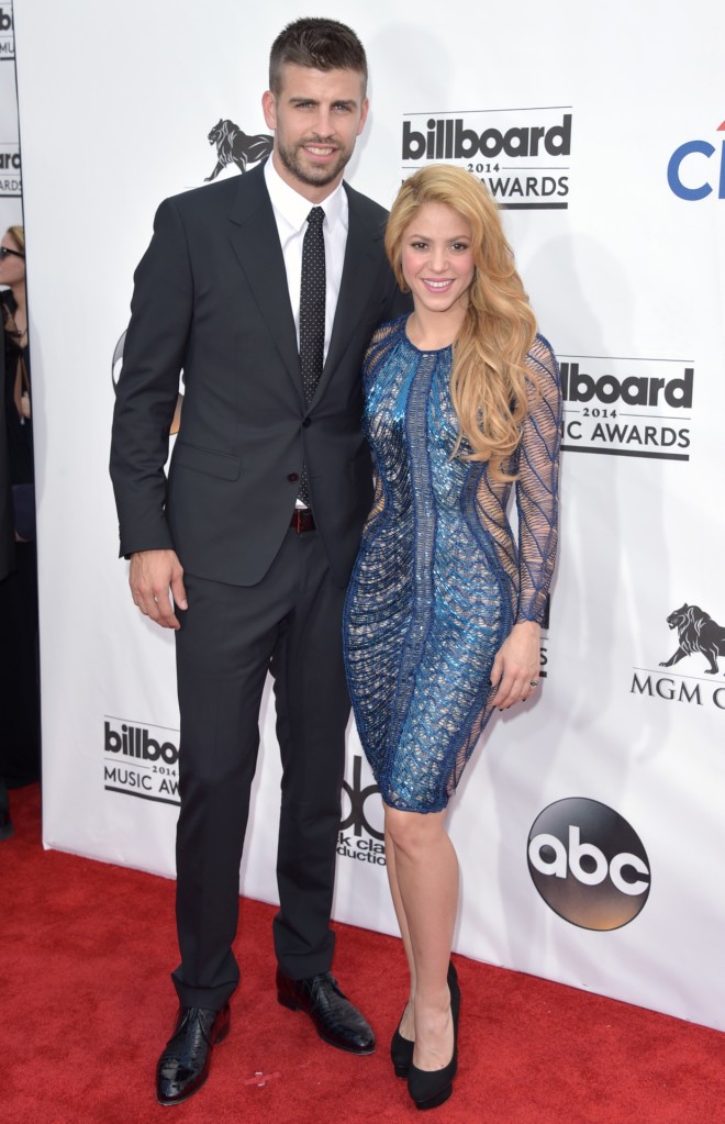Πικέ & Σακίρα στα μουσικά βραβεία Billboard τον Μάιο του 2014 /Φωτογραφία AP Images