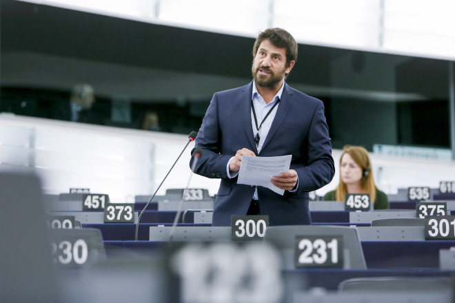 Ο Αλέξης Γεωργούλης στο Ευρωκοινοβούλιο/ φωτογραφία ΙΝΤΙΜΕ European Union
