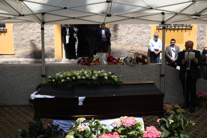 Η πολιτική κηδεία της Μυρσίνης Ζορμπά έγινε στο Πάρκο Ελευθερίας - Eurokinissi