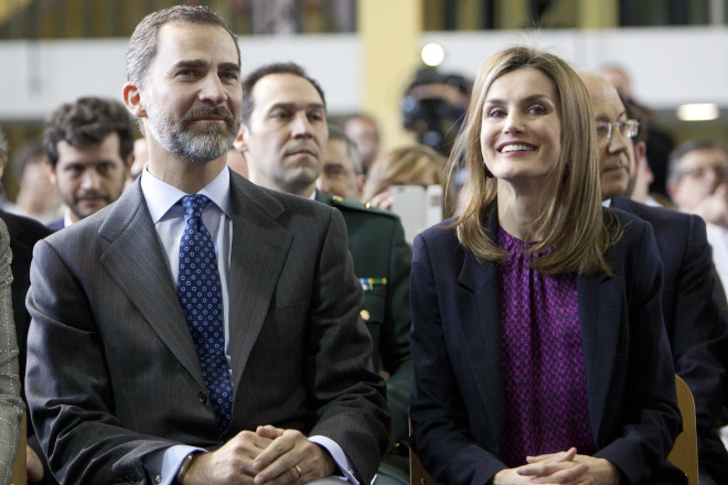 Ο νυν βασιλιάς της Ισπανίας, Φελίπε ΣΤ', με τη σύζυγό του βασίλισσα Λετίθια/ AP Photo/Abraham Caro Marin