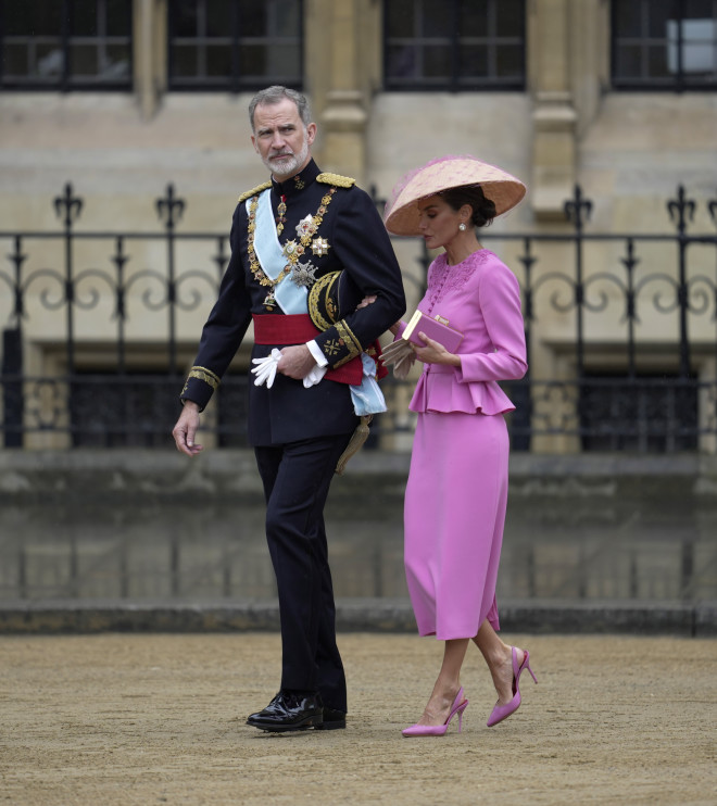 Prince Felipe και Queen Letizia (AP Photo/Kin Cheung) 