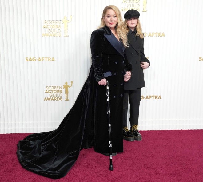 Η Κριστίνα Άπλγκεϊτ στα Screen Actors Guild Awards τον περασμένο Φεβρουάριο
