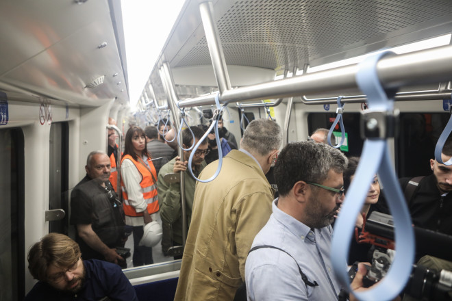 Το μετρό Θεσσαλονίκης, σύμφωνα με τον πρόεδρο της Αττικό ΜΕΤΡΟ Α.Ε. είναι από τα ασφαλέστερα του κόσμου - Eurokinissi