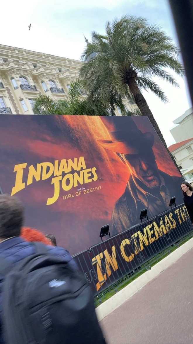 Η Βίκυ Καγιά παρακολούθησε την ταινία «Indiana Jones and the dial of destiny» 