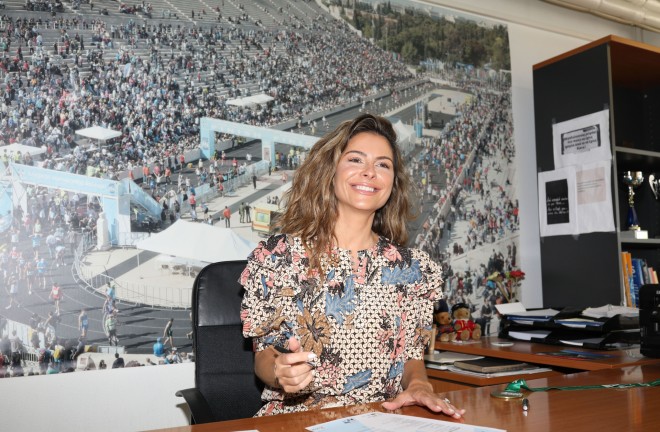 Η Μαρία Μενούνος θα λάβει μέρος στον 40ο Αυθεντικό Μαραθώνιο της Αθήνας / Φωτογραφία: NDP - Θωμάς Δασκαλάκης