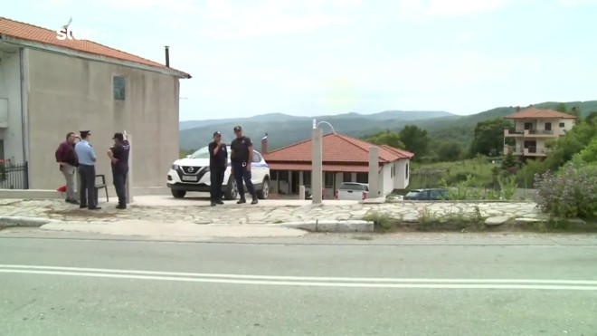 Το σπίτι, όπου εκτυλίχθηκε η οικογενειακή τραγωδία στη Χαλκιδική