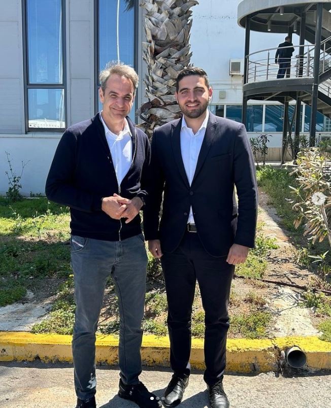 Ο Κωνσταντίνος Κεφαλογιάννης με τον πρόεδρο της Νέας Δημοκρατίας, Κυριάκο Μητσοτάκη / Instagram