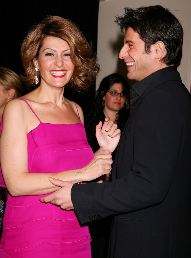 Νία Βαρντάλος & Αλέξης Γεωργούλης στην πρεμιέρα της ταινίας Έρωτας Αλά Ελληνικά στη Νέα Υόρκη το 2009