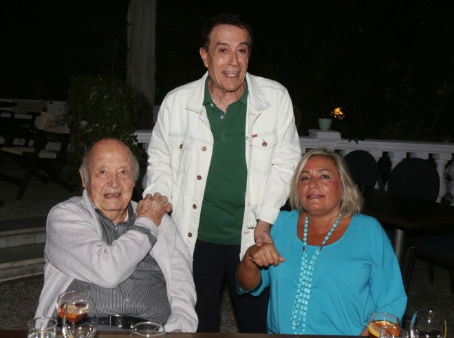 Μίμης Πλέσσας, Δάκης & Λουκίλα Καρρέρ σε υνχτερινή τους έξοδο το 2020