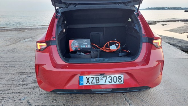 Ο χώρος αποσκευών του Opel Astra plug-in Hybrid 