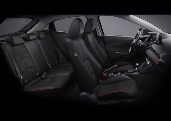 Τα καθίσμστα του  ανανεωμένου Mazda2