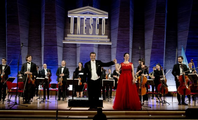 Στιγμιότυπα από την μοναδική συναυλία της Φιλαρμονικής Ορχήστρας της UNESCO