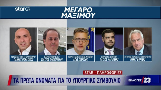Τις πληροφορίες για τη νέα κυβέρνηση του Κυριάκου Μητσοτάκη, μετέδωσε ο Γιώργος Ευγενίδης στην εκλογική βραδιά του Star 
