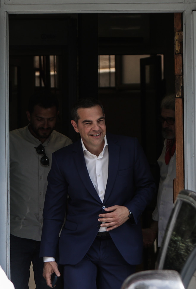 Ο Αλέξης Τσίπρας σημείωσε ότι προτεραιότητα είναι ο νέος ΣΥΡΙΖΑ, χωρίς τον ίδιο στο τιμόνι - Eurokinissi