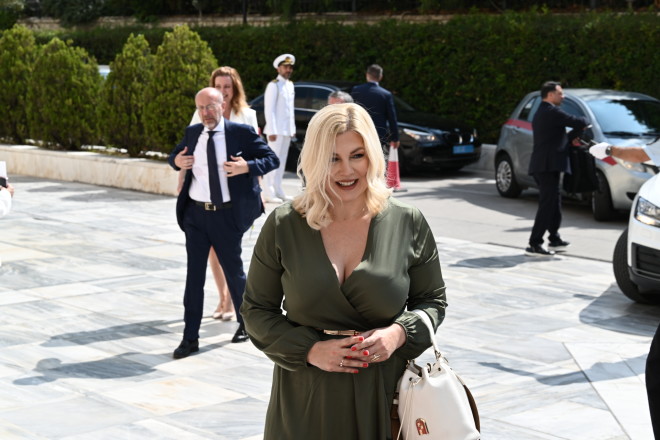 Η Ράνια Θρασκιά, βουλευτής ΣΥΡΙΖΑ / Eurokinissi Tατιάνα Μπόλαρη