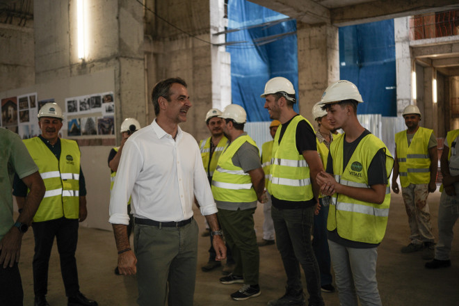 Ο πρωθυπουργός χαρακτήρισε σημαντική επένδυση την ανακατασκευή του κτιρίου του Μινιόν - Eurokinissi
