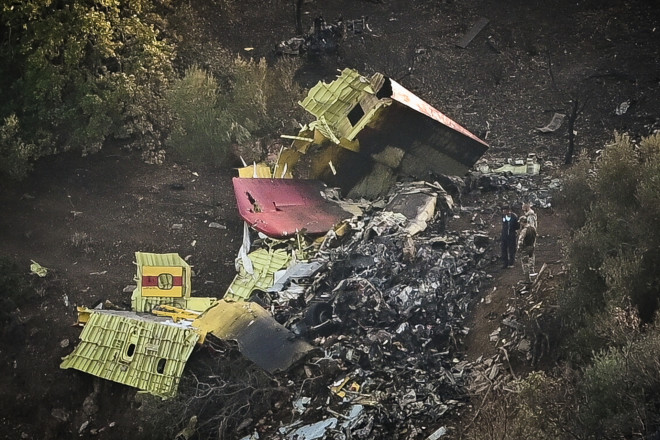 Το Canadair που συνετρίβη στην Κάρυστο δεν είναι το μοναδικό που έχει πέσει κατά τη διάρκεια κατάσβεσης φωτιάς - Eurokinissi