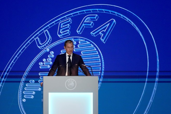 Ο πρόεδρος της UEFA, Αλεξάντερ Τσέφεριν 