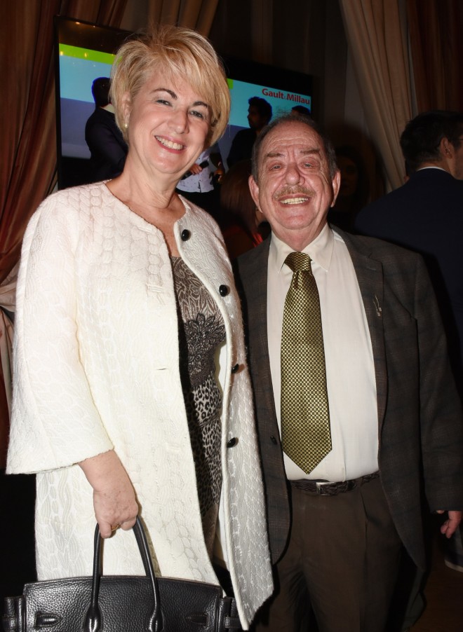 Ο Ηλίας Μαμαλάκης με τη σύζυγό του Ντορίτα Πετρατζά 