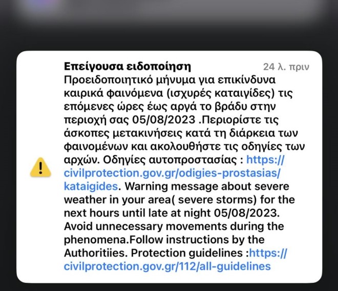 Εισβολή της κακοκαιρίας «Petar» στη δυτική Ελλάδα