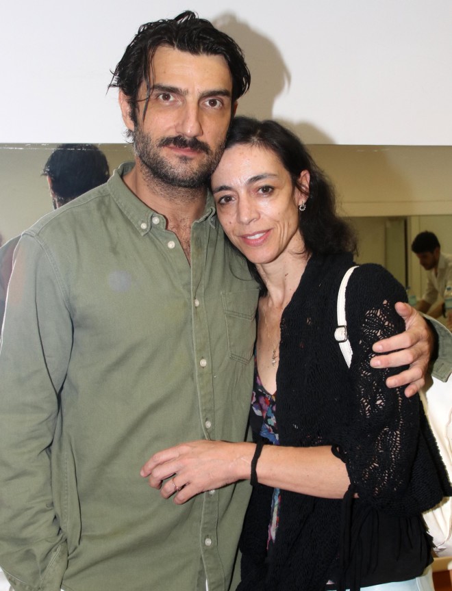 Η Έλενα Τοπαλίδου βρίσκεται στο πλευρό του Νίκου Κουρή σε κάθε θεατρική του πρεμιέρα