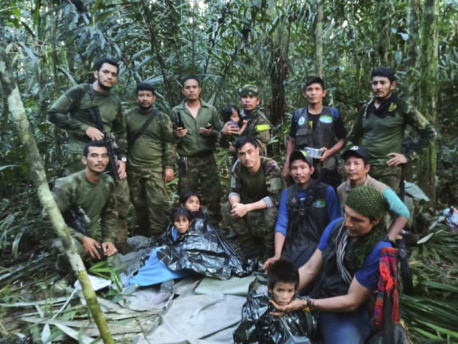 Τα τέσσερα αδελφάκια είχαν βρεθεί τον περασμένο Ιούνιο στη ζούγκλα του Αμαζονίου μετά τη συντριβή του αεροσκάφους στο οποίο επέβαιναν - AP