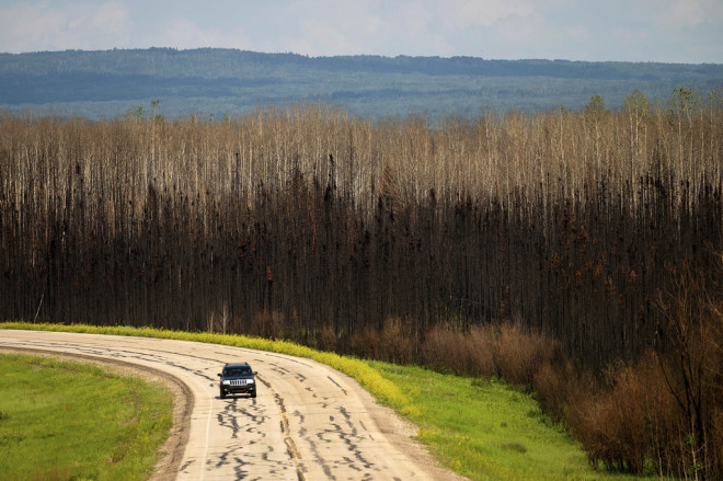 Καναδάς: Καμένα δάση από τις φωτιές που μαίνονται στη χώρα 