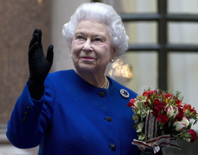 Η αείμνηστη βασίλισσα Ελισάβετ στο Λονδίνο το 2012