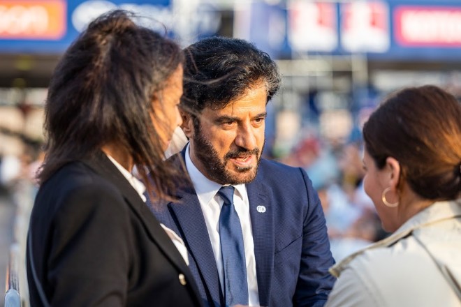 Ο πρόεδρος της FIA Mohammed Ben Sulayem στο Ράλλυ Ακρόπολις  