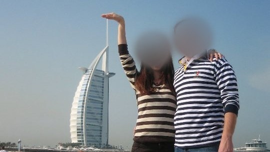 Το πρώην ζευγάρι σε ταξίδι τους στο εξωτερικό το 2010/ πηγή Facebook