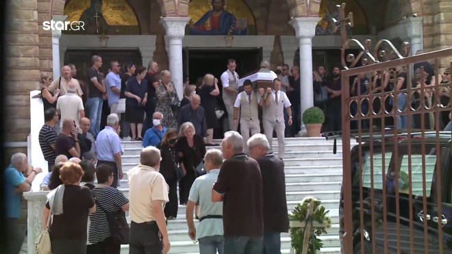 Η κηδεία του 38χρονου αστυνομικού έγινε σήμερα στην Καλαμαριά