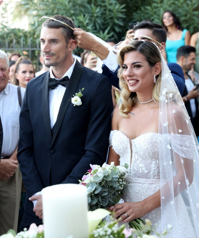 Ο Παναγιώτης Τριβυζάς κι η Σταυρούλα Χρυσαειδή παντρεύτηκαν στις 11 Σεπτεμβρίου του 2022