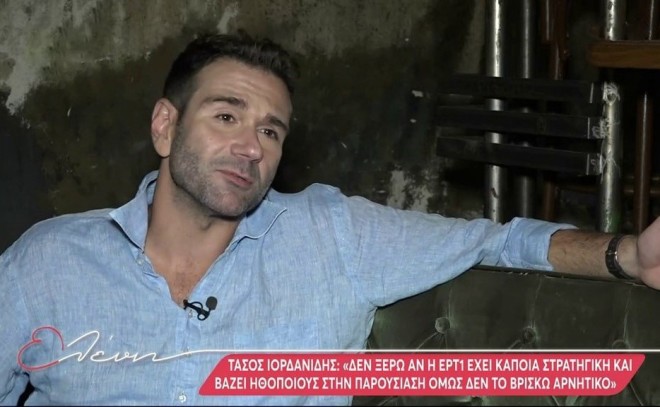 Ο Τάσος Ιορδανίδης έχει αποκτήσει δύο παιδιά με την ηθοποιό Θάλεια Ματίκα