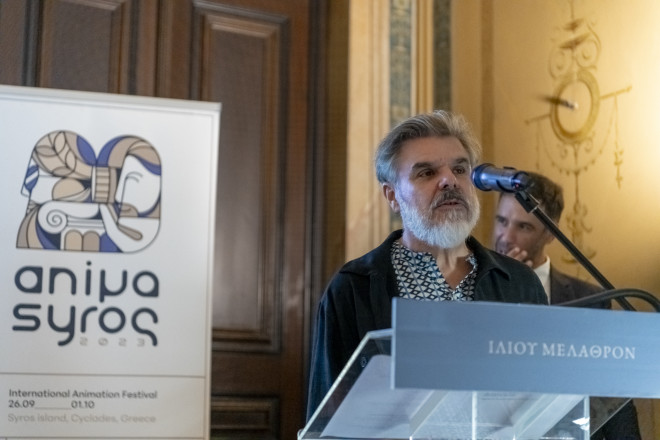  O Μάρκος Χολέβας, Πρόεδρος του Ελληνικού Κέντρου Κινηματογράφου (ΕΚΚ).