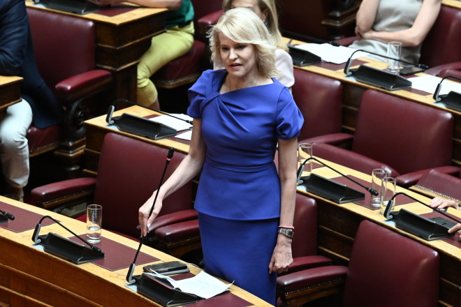 Η Θεοδώρα Τζάκρη είτε θα παραμείνει κοινοβουλευτικός εκπρόσωπος, είτε θα αναλάβει Γραμματέας της Κοινοβουλευτικής Ομάδας - Eurokinissi