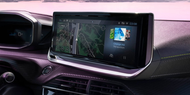 Η οθόνη του νέου Peugeot 2008