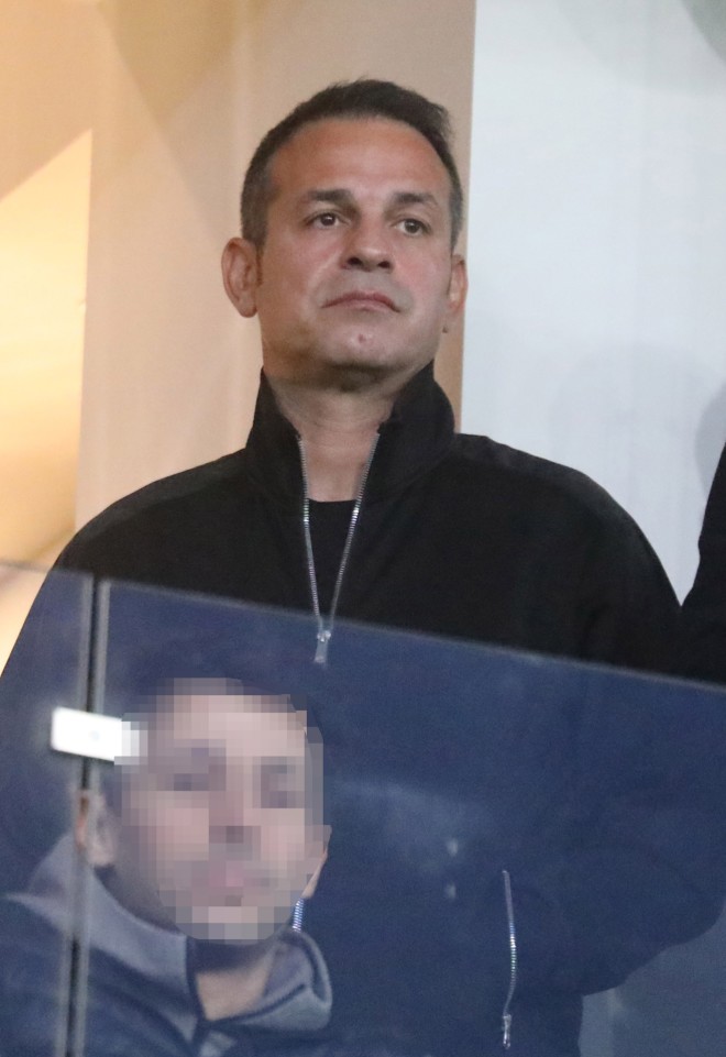 Ο Ντέμης Νικολαΐδης στο γήπεδο της ΑΕΚ/ NDPPHOTO / ΝΙΚΟΣ ΖΟΤΟΣ