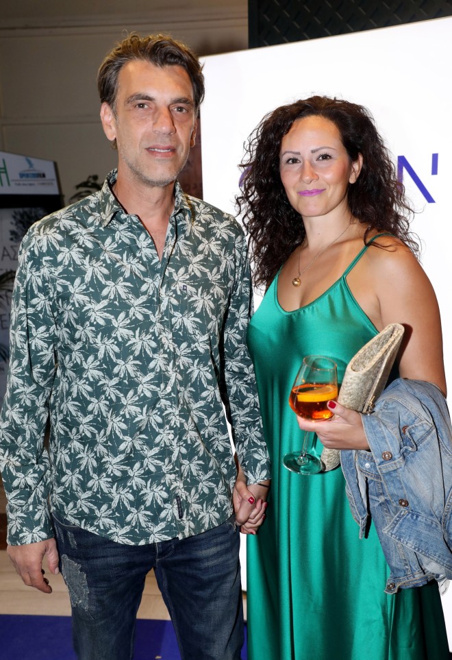 O Μιχάλης Μαρκάτης με τη σύζυγό του στο Cine Αίγλη Ζαππείου- NDP / Ανδρέας Νικολαρέας