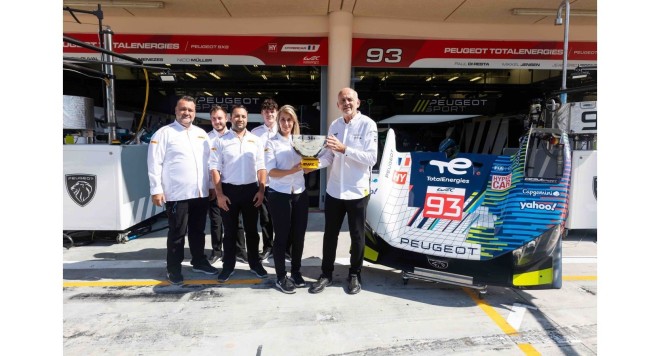 Η ομάδα Peugeot TotalEnergies κέρδισε το βραβείο FIA WEC και  ACO Low-Carbon Impact Award