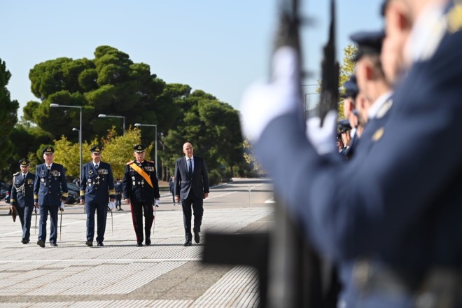 O ΥΕΘΑ Ν. Δένδιας στον εορτασμό της Πολεμικής Αεροπορίας στη Σχολή Ικάρων  