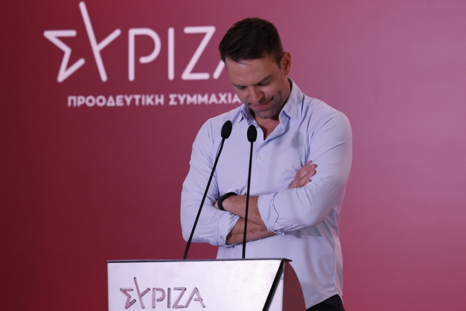 O Στέφανος Κασσελάκης αποδοκιμάστηκε κατά την ομιλία του στην ΚΕ του ΣΥΡΙΖΑ - Eurokinissi