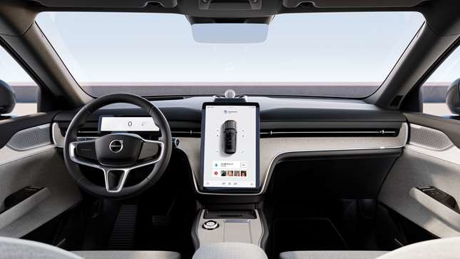 Το εσωτερικό του Volvo EM 90 