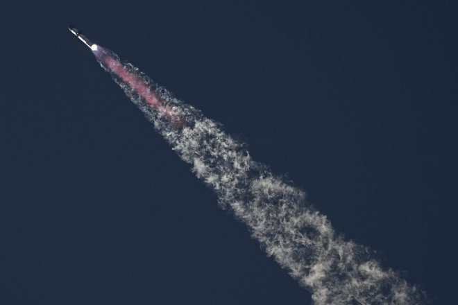 H δεύτερη προσπάθεια εκτόξευσης του Starship της SpaceX (AP Photo/Eric Gay)
