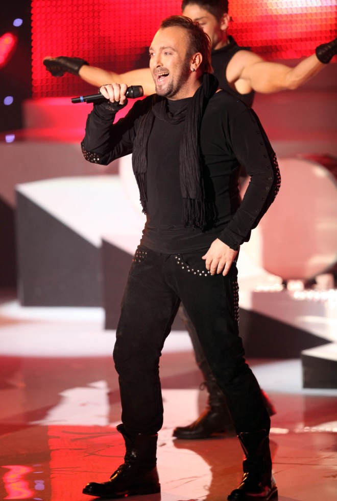 Ο Γιώργος Αλκαίος στον ημιτελικό της Eurovision, τον Μάρτιο του 2010/ NDP