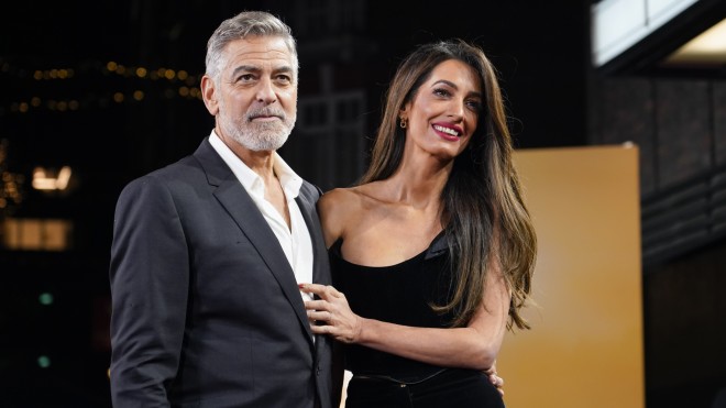 George Clooney - Αmal Αlamuddin (Photo by Alberto Pezzali/Invision/AP)