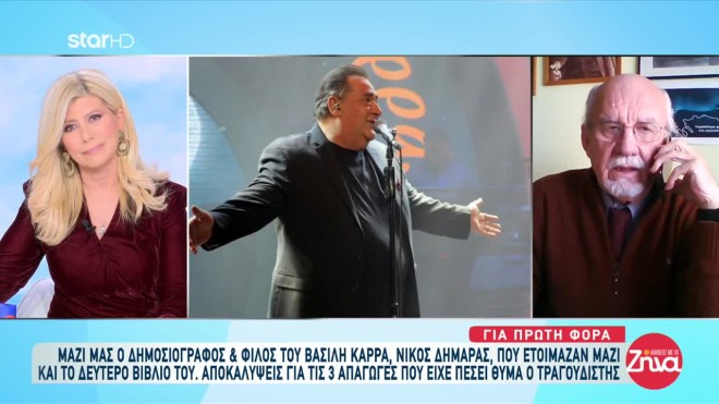 Όταν είχαν απαγάγει τον Βασίλη Καρρά με όπλα