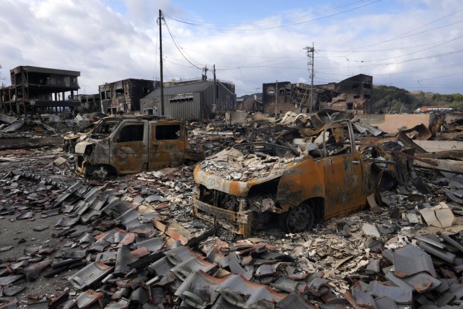 Ιαπωνία: Εικόνες καταστροφής μετά τον σεισμό 