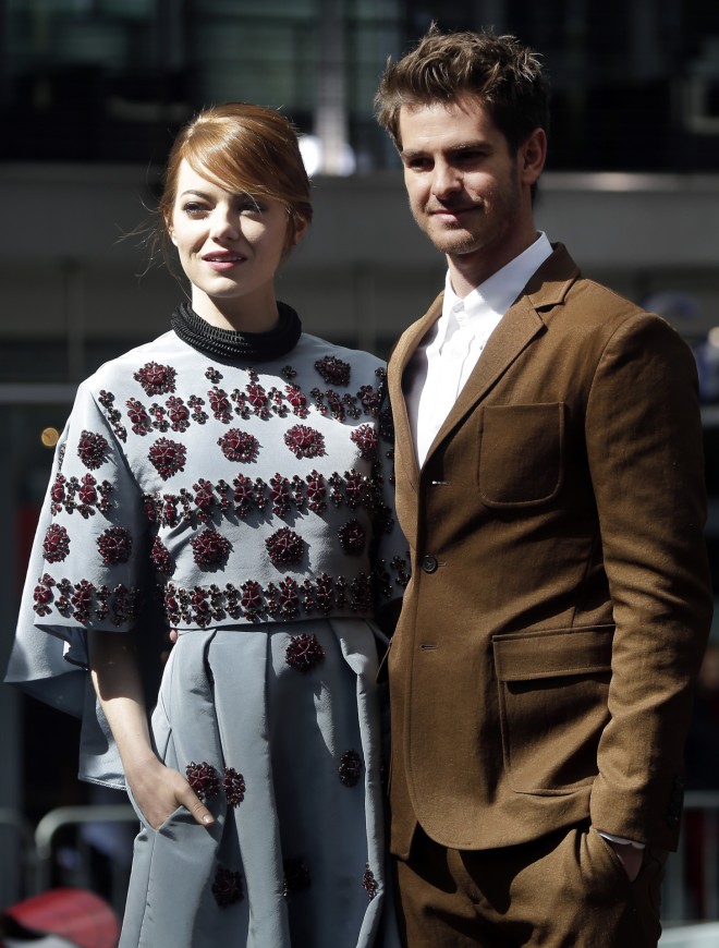 Η Έμμα Στόον κι ο πρώην σύντροφός της, Άντριου Γκάρφιλντ στην πρεμιέρα της ταινίας Spider-Man στο Βερολίνο το 2014 